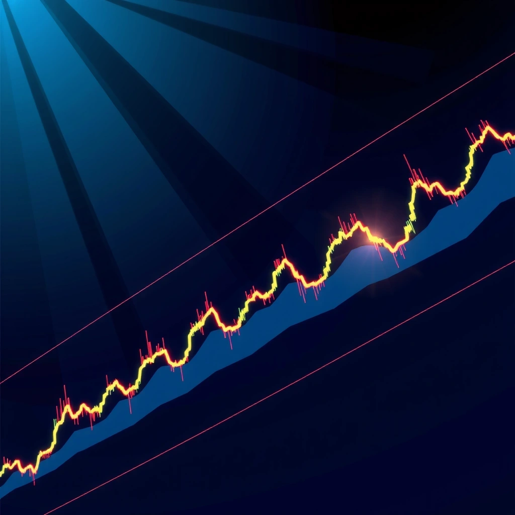 Gráfico con indicadores técnicos overlays